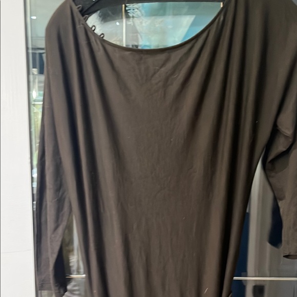 Theory  Chocolate Brown Wool Dress with sash - unlined - Picture 7 of 8